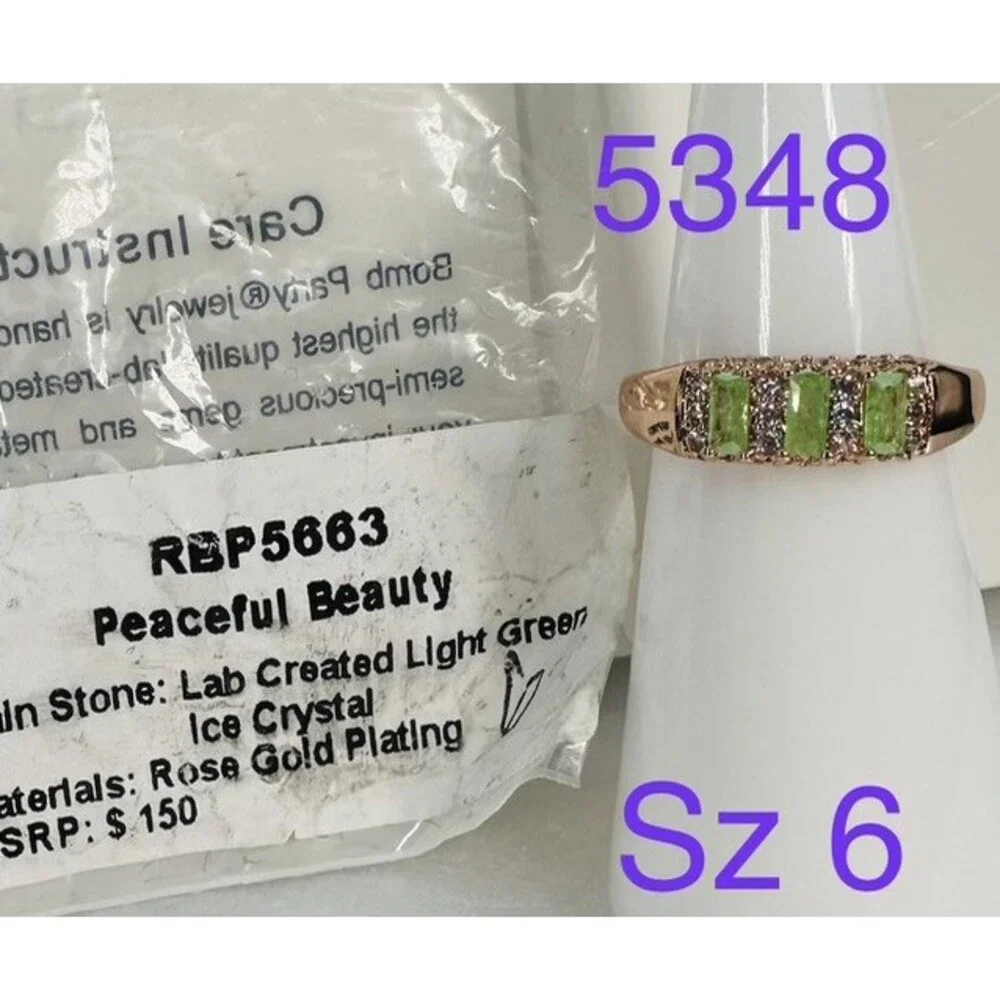 Bomb Party “Peaceful Beauty” – RBP5663 Lab-Created Light Green Ice Crystal